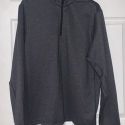 Greyson Tate Mock Neck 1/4 Zip Pullover Mens XL Gray Golf Jacket Performance