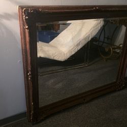 Beveled Antique Large Mirror $100