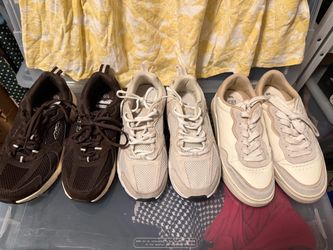 Avia tennis shoes 3 pairs size 6.5 or $20