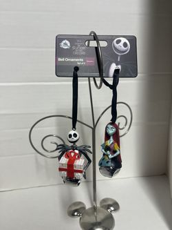 Disney Parks Store Jack and Sally Nightmare Before Christmas Ornament Bell