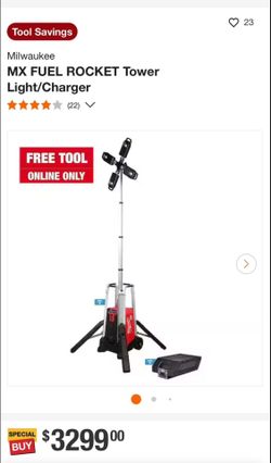 MX Fuel Rocket Light Tower 