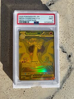 Mega Hyper Rare Charizard Graded Card