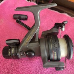 Vintage Shimano TX 130Q Spinning Fishing Reel QuickFire II Fightin Drag 2