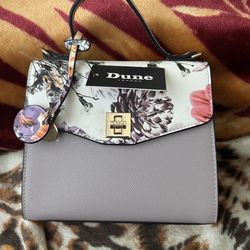 Dune London women’s crossbody purse bag floral design
