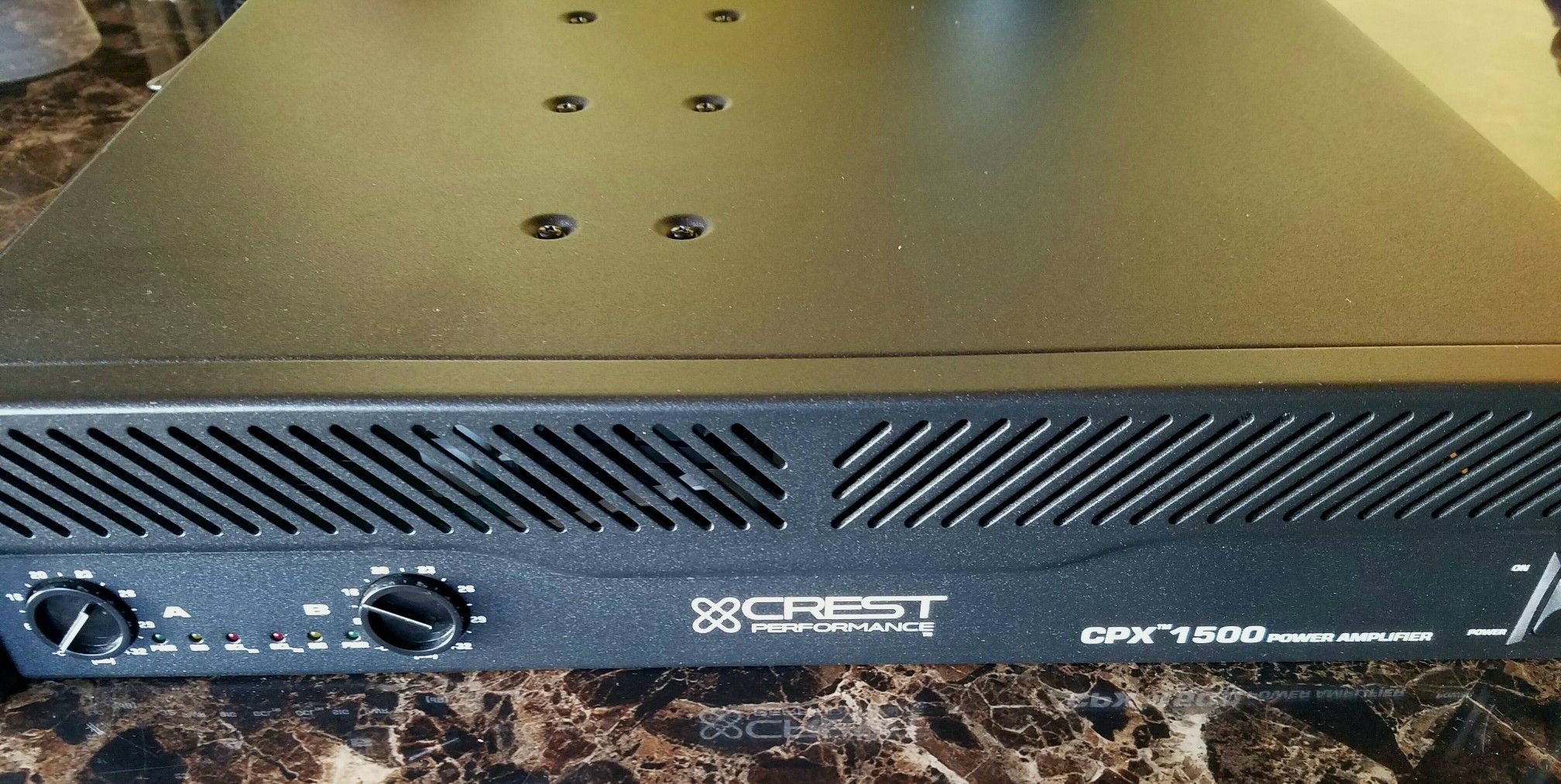 Crest Audio CPX-1500 amp