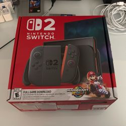 Nintendo Switch 2 Mario Kart World Bundle NIB US version 