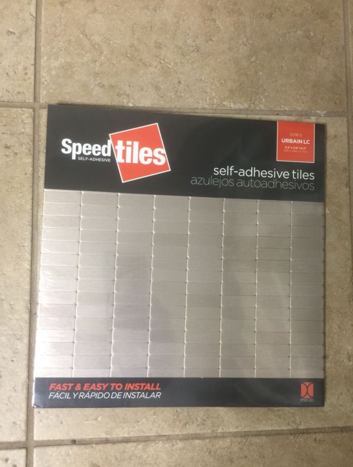 INOXIA SPEEDTILES SELF-ADHESIVE DECORATIVE WALL TILE / BACKSPLASH / MOSAIC TILE