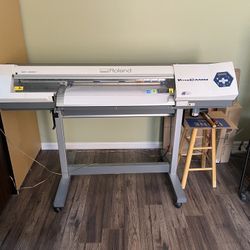 Vinyl Printer / Cut And Print Plus Supplies  And Laminate