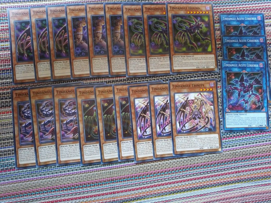 Yugioh/Yu-Gi-Oh/Tindangle Deck Core Ready To Play!!