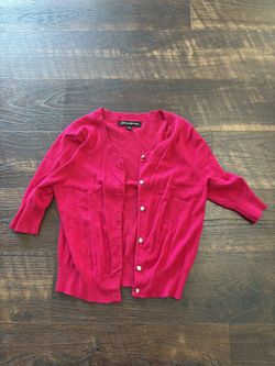 Express Pink Cardigan Sweater xs