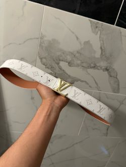 White Designer Belt Size 115cm\45inchs