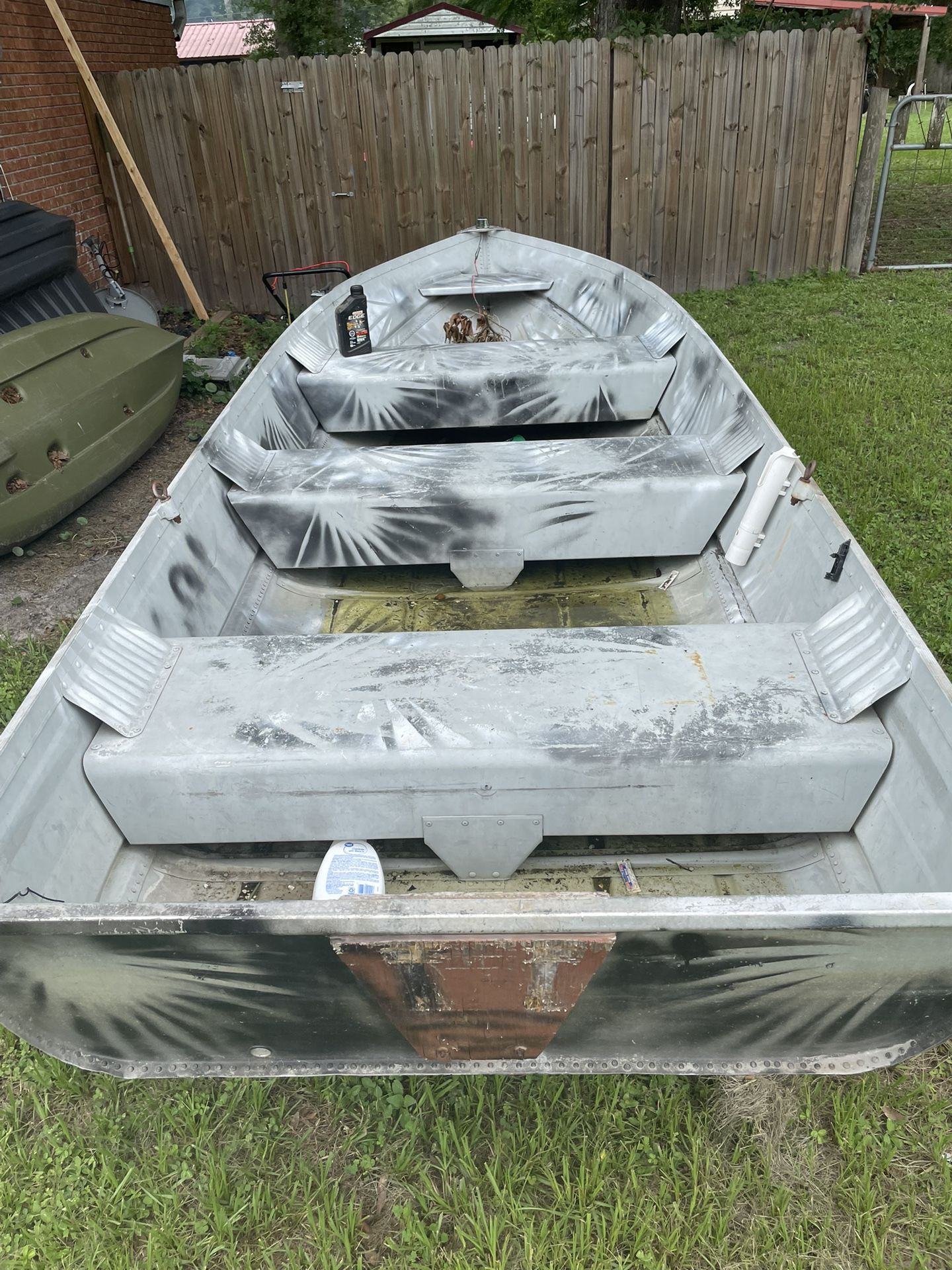 14 Ft Jon Boat With Trailer