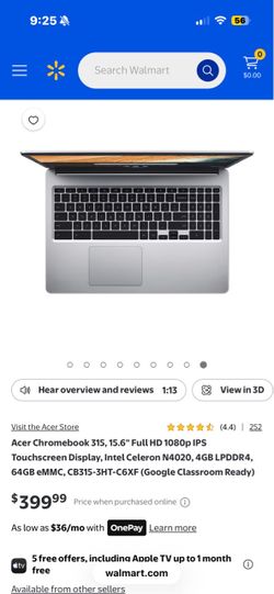 2020 Acer chromebook touchscreen laptop