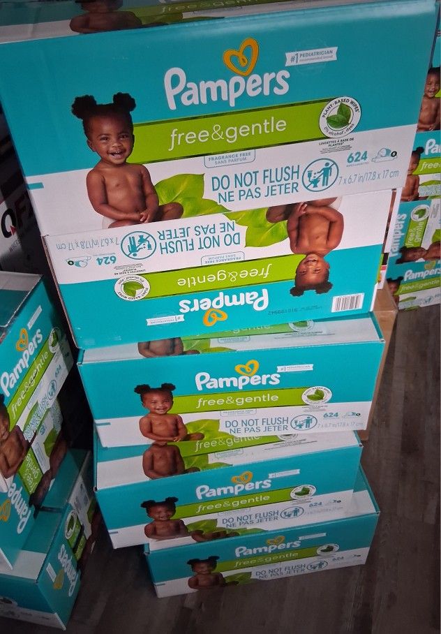Pampers Wipes 624ct