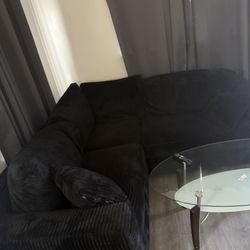 Black Comfortable Couch 