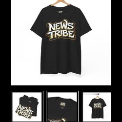 1NRS DISTRICT Streetwear Tee Black Graphic Shirt