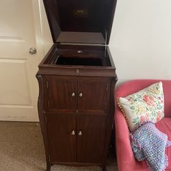 Victrola Cabinet Empty 