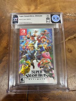 Super Smash Bros. Ultimate Nintendo Switch WATA 9.8 A++ Sealed
