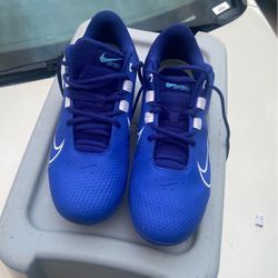 Nike Shoes | Nike Hyperdiamond 4 Pro Low Womens Softball Cleats Blue Cz5920-414 New Multi Sz | Color: Blue/White | Size: 8.5