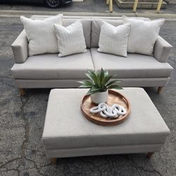 Sofa And Ottoman 