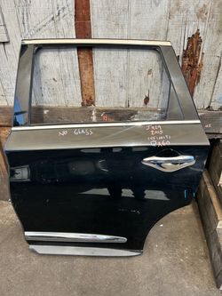 Infiniti QX60 Rear Door Driver Side LH Black 2014 - 2015 ; J429