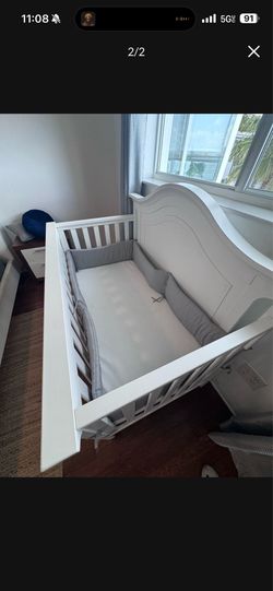 Crib.  Hardwood.  Very good condition