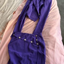 Mini Skirt & Suit Jacket 