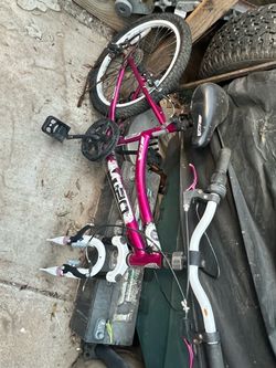 Mountain Bicycle BCA Kids BMX Bike Pink Black For Parts