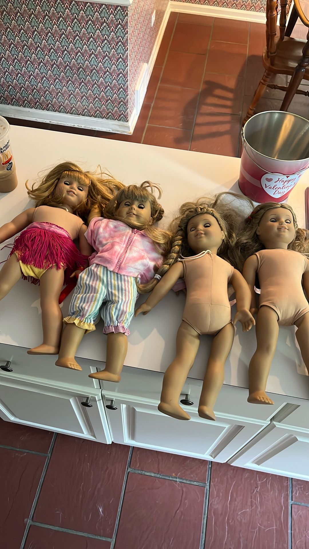 Four America Girl Dolls 