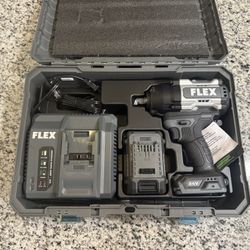 Flex 24V 1/2 High Torque Impact Wrench Kit