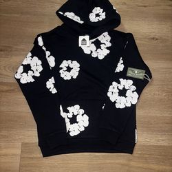 Black and white Denim tear