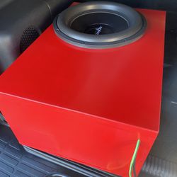 skar 18inch speaker with custom box 