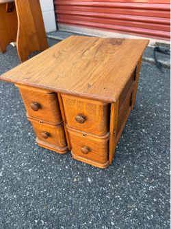 Antique 1(contact info removed) Quarter Sawn Oak Sewing Machine Drawers