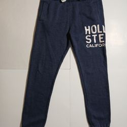 Hollister Navy Jogger Sweatpants XL