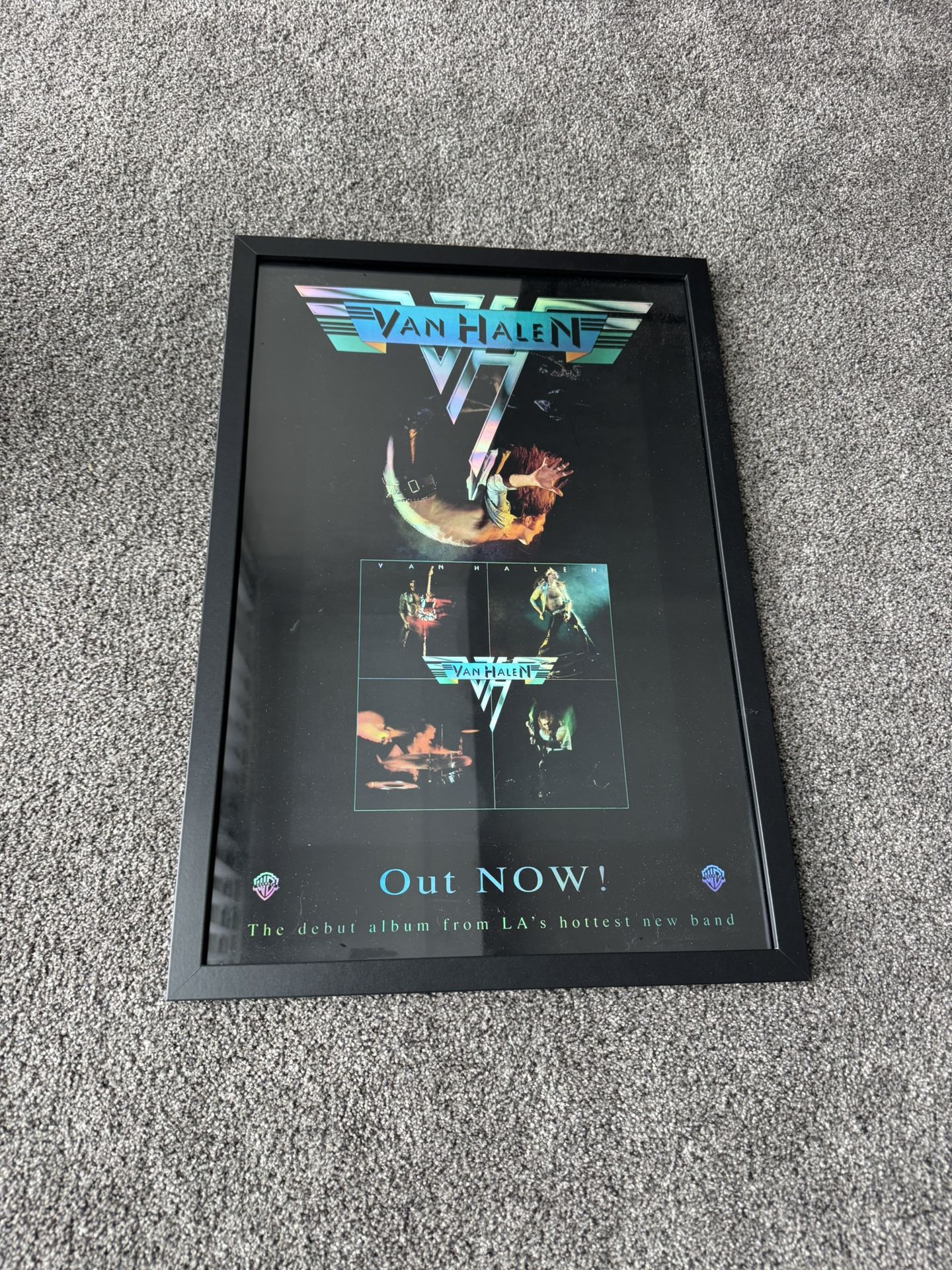 Van Halen 1 Self titled Holographic poster framed