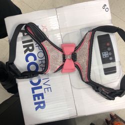 Pink Glitter Dog Harness 
