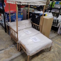 BHG Canopy chair with Ottoman

$220 FIRM