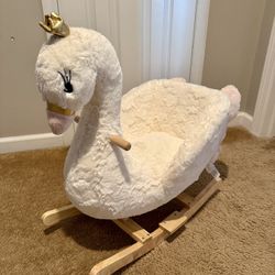 Soft Landing Joyrides Swan Rocking Toy