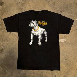 Vintage Rude Dogs Black Graphic T-Shirt