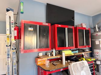 Craftsman Wall-Mount Garage Storage Cabinets & Workbench