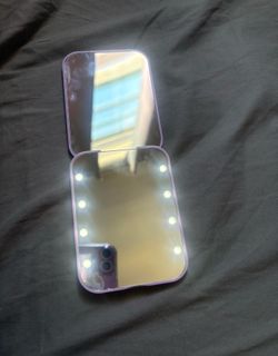 LED make up Compacter mirror