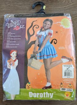 Wizard of Oz Dorothy Kids Costume Medium (Size 5-7)
