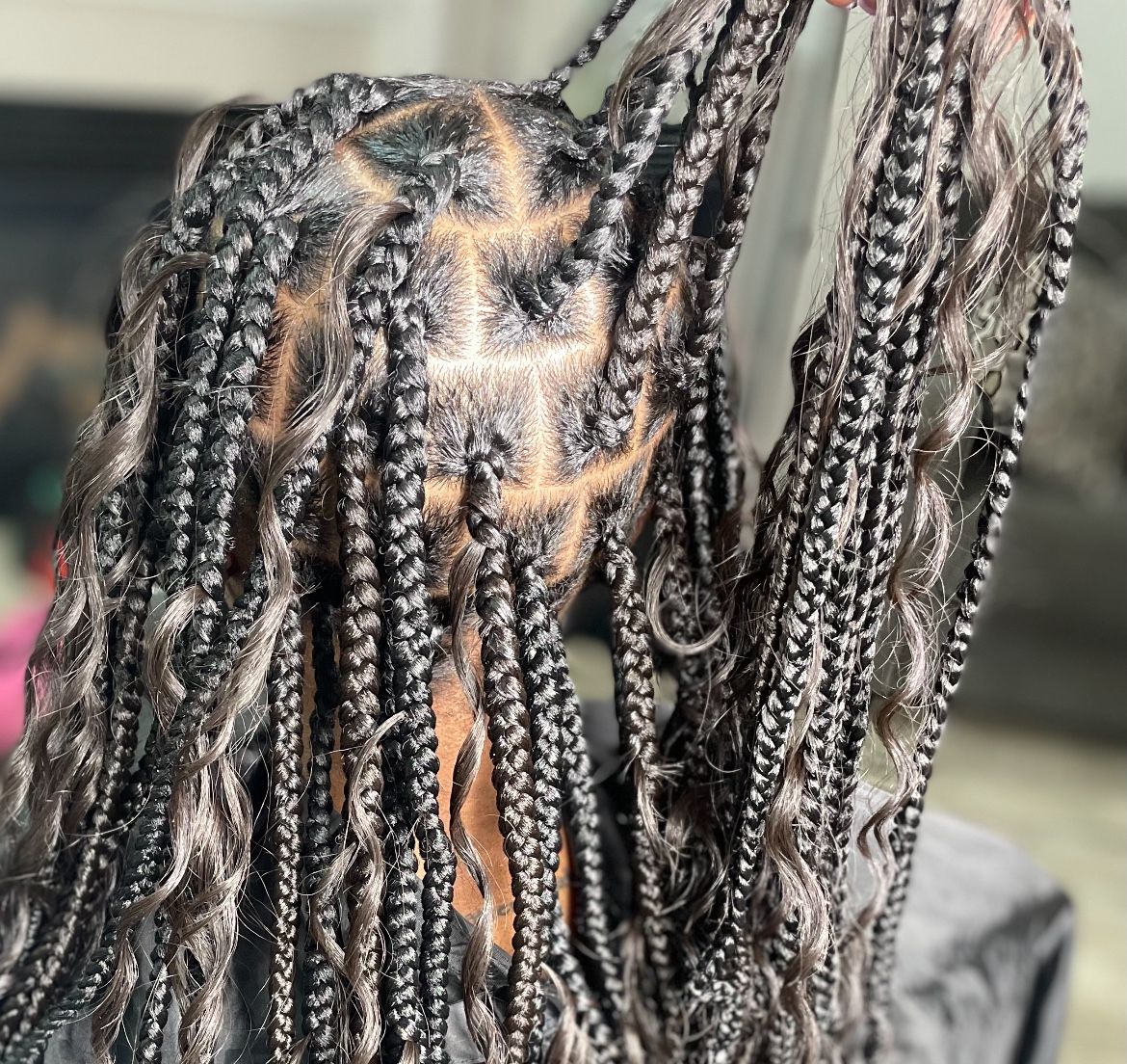 Medium boho knotless