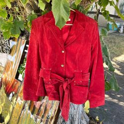 Leather Jacket By Yvonne & Marie
