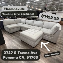 Thomasville Tisdale 6 Pc Sectional 
