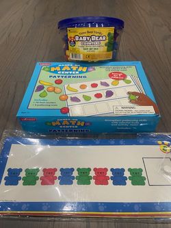 Math Patterning Bundle: Baby Bear Counters + Lakeshore Center