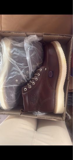 Leather Lace-Up Ankle Boots soft toe all sizes