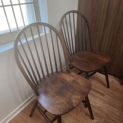 Vintage Wooden Chairs for Quick Sale