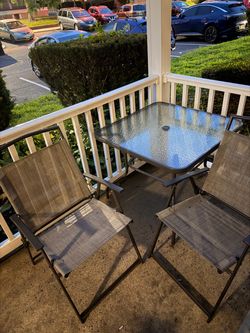 Outdoor Patio Table and Chair Set