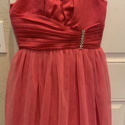 Girls Pink Fancy Dress Size 10